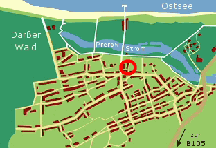 Lage Im Schüning im Ostseebad Prerow
